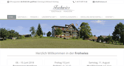Desktop Screenshot of frohwies.ch